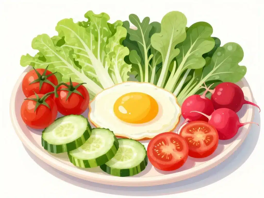 avec quoi accompagner des oeufs mimosa, oeufs mimosa crudités salade fraiche