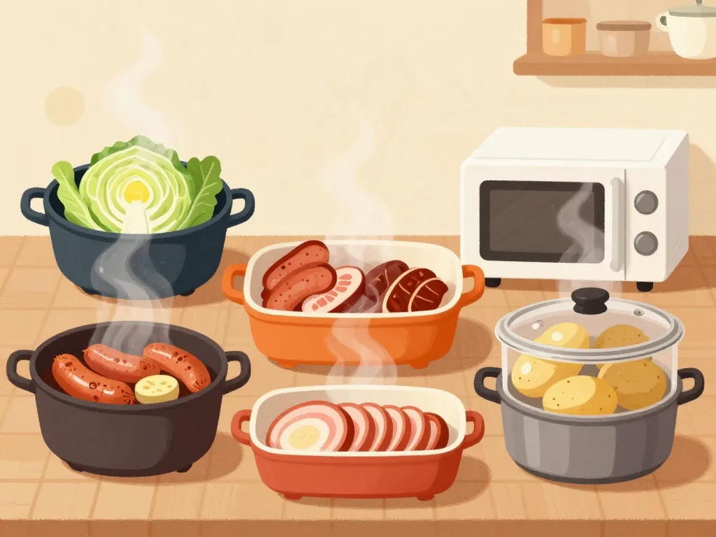 comment rechauffer choucroute differents ustensiles et methodes