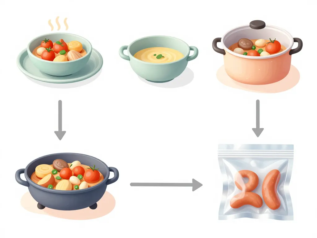 comment rechauffer choucroute portions individuelle familiale sous vide diagramme