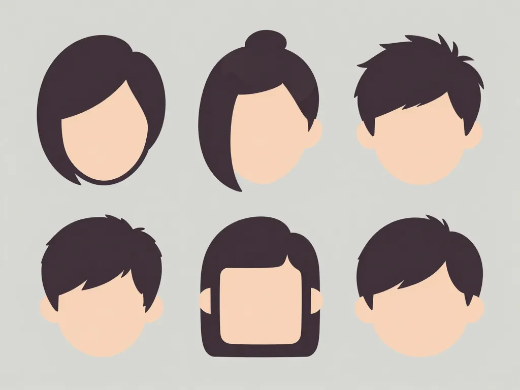 diagramme coupe banane selon forme de visage