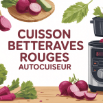Cuisson des betteraves rouges en autocuiseur illustrée