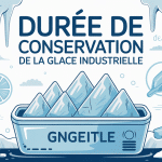 Durée conservation glace industrielle bacs congelateur
