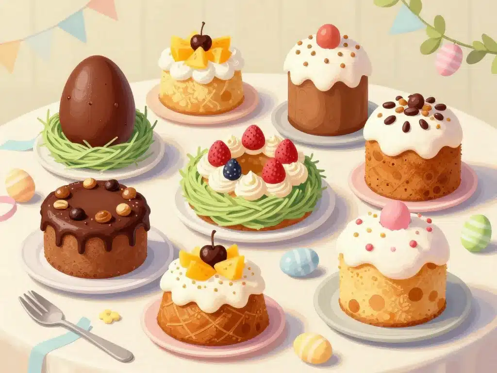 sélection entremet paques type forme et goût