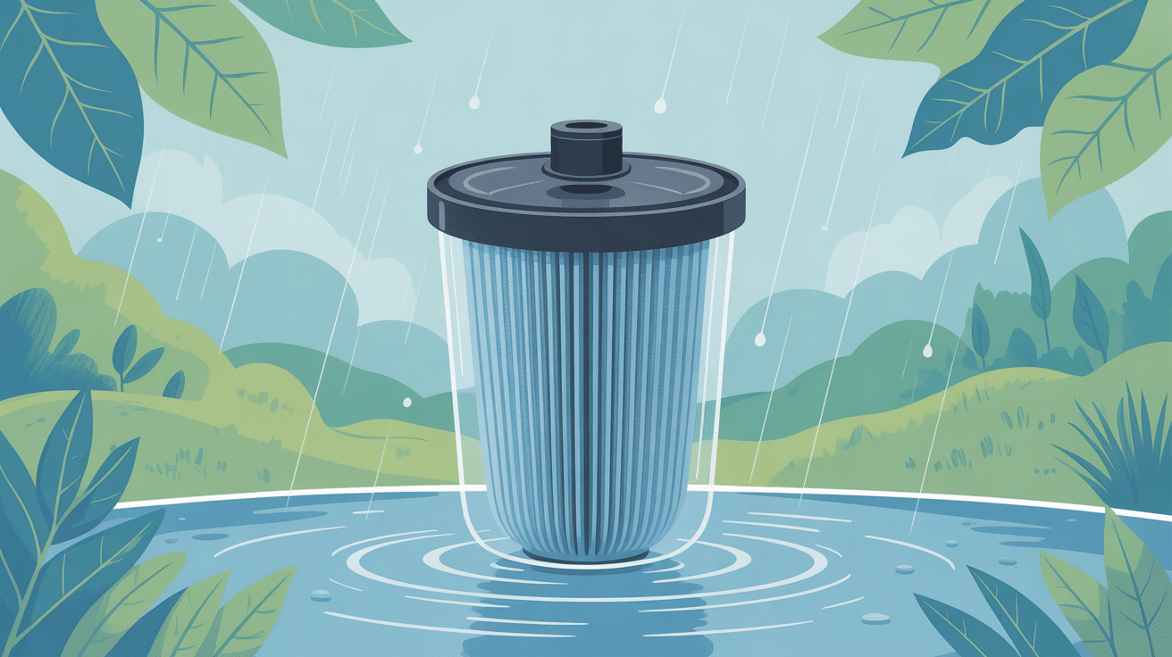 filtre pour gouttière, gouttière propre, feuilles et pluie