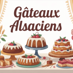 gâteau alsacien liste table garnie spécialités traditionnelles