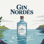 illustration gin nordes bouteille terroir galice