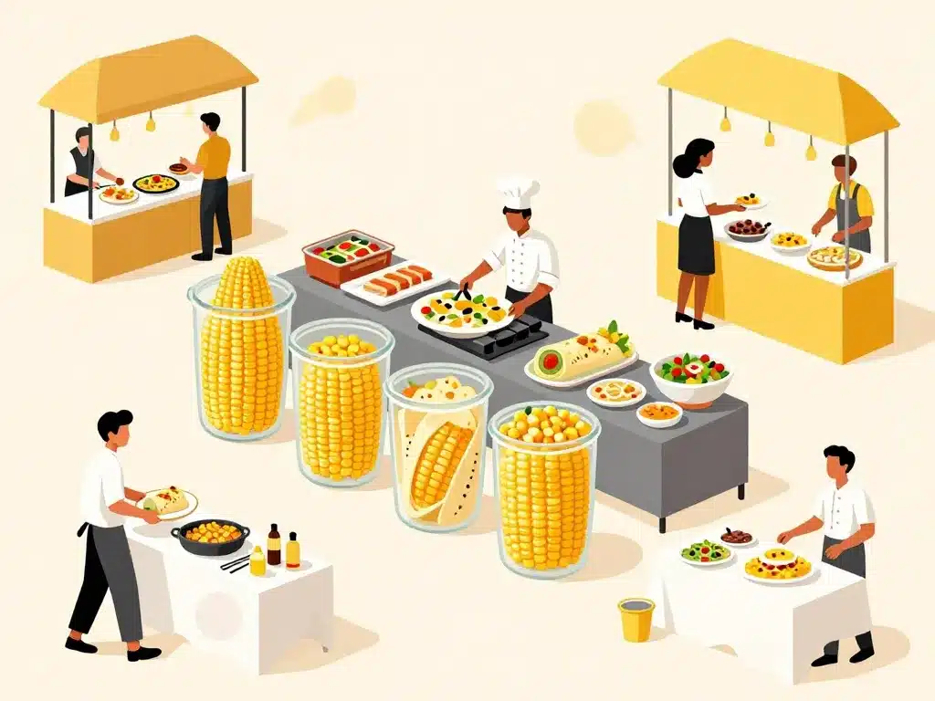 grosse boîte de maïs 5 kg cuisine collective buffet et chefs