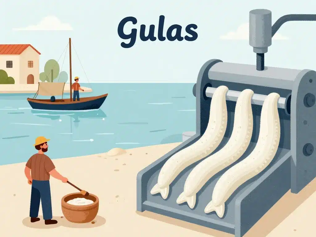 illustration éditoriale origine gulas espagne