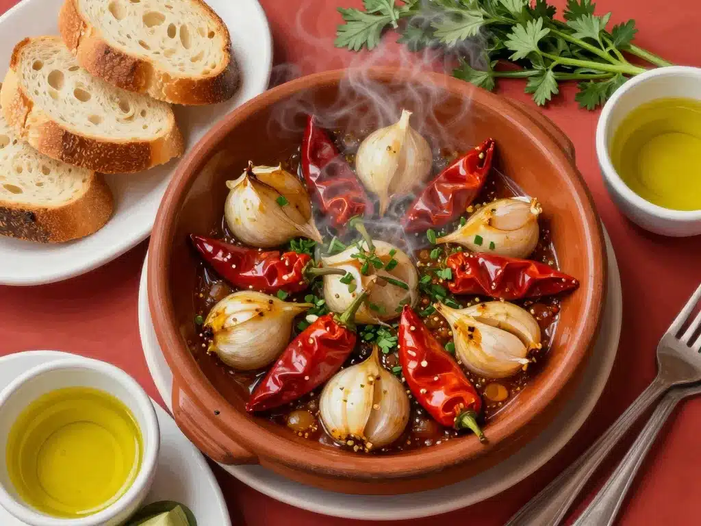 scène tapas préparation dégustation gulas espagne