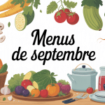 idee menu semaine septembre tableau repas automne fruits legumes