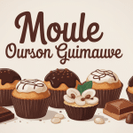 Moule ourson guimauve sur plan de travail gourmand
