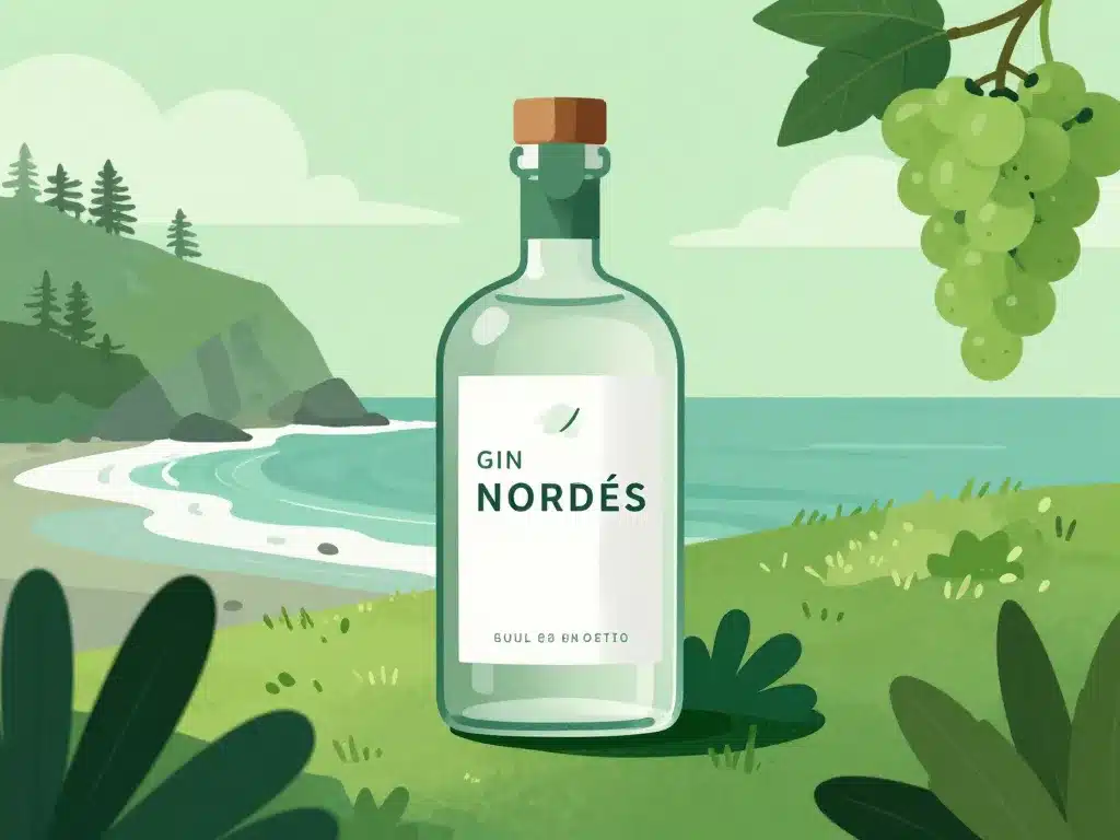 image origine nordes gin galicien terroir