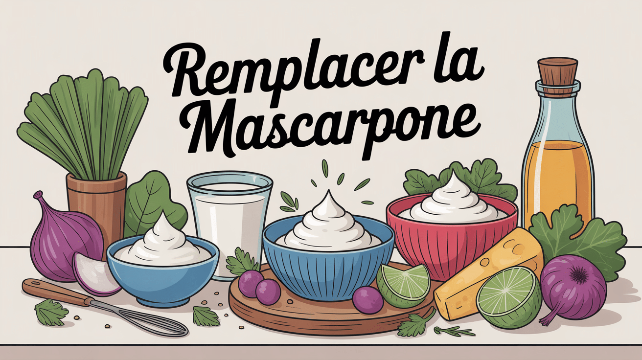 Par quoi remplacer la mascarpone en cuisine alternatives visuelles