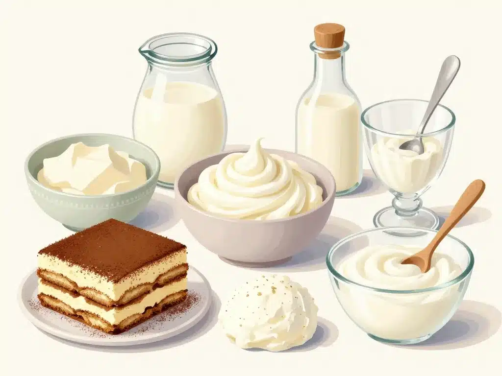 Par quoi remplacer la mascarpone ingrédients dessert substitution