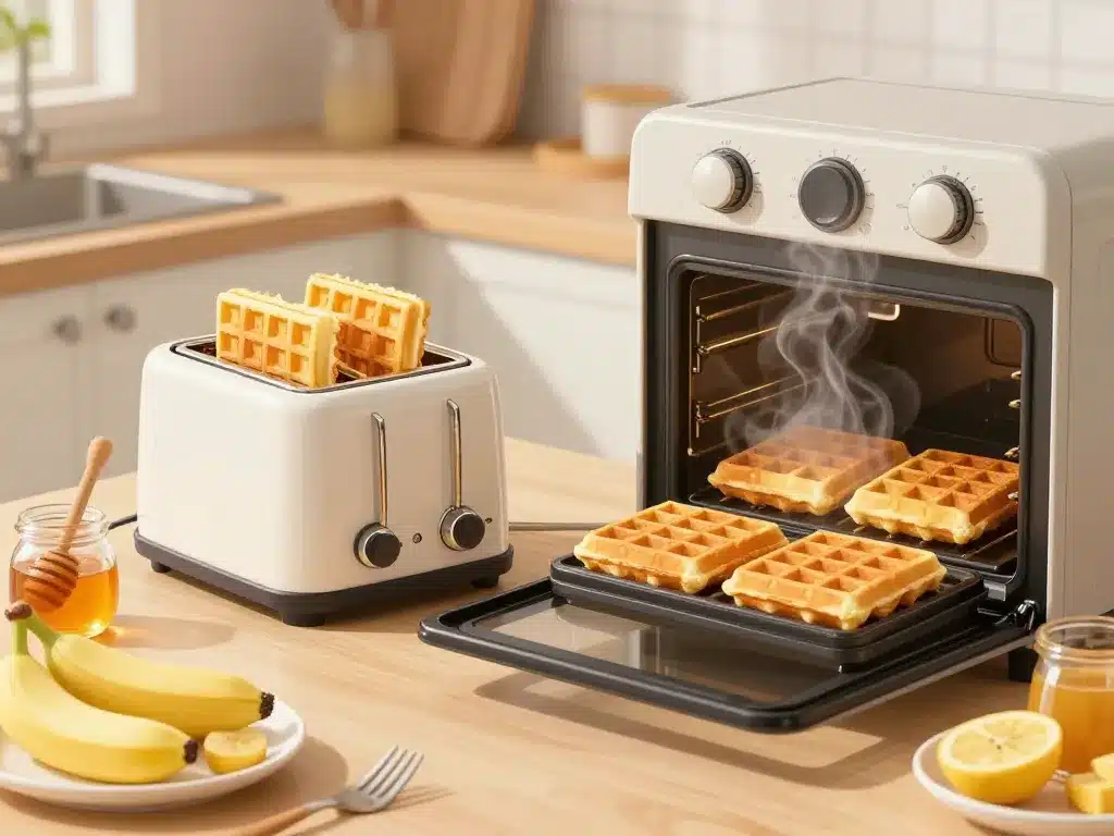 préparer et réchauffer gaufres bananesques chicchew