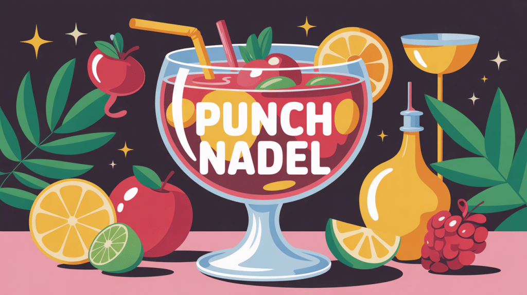 saladier punch nadel soirée festive