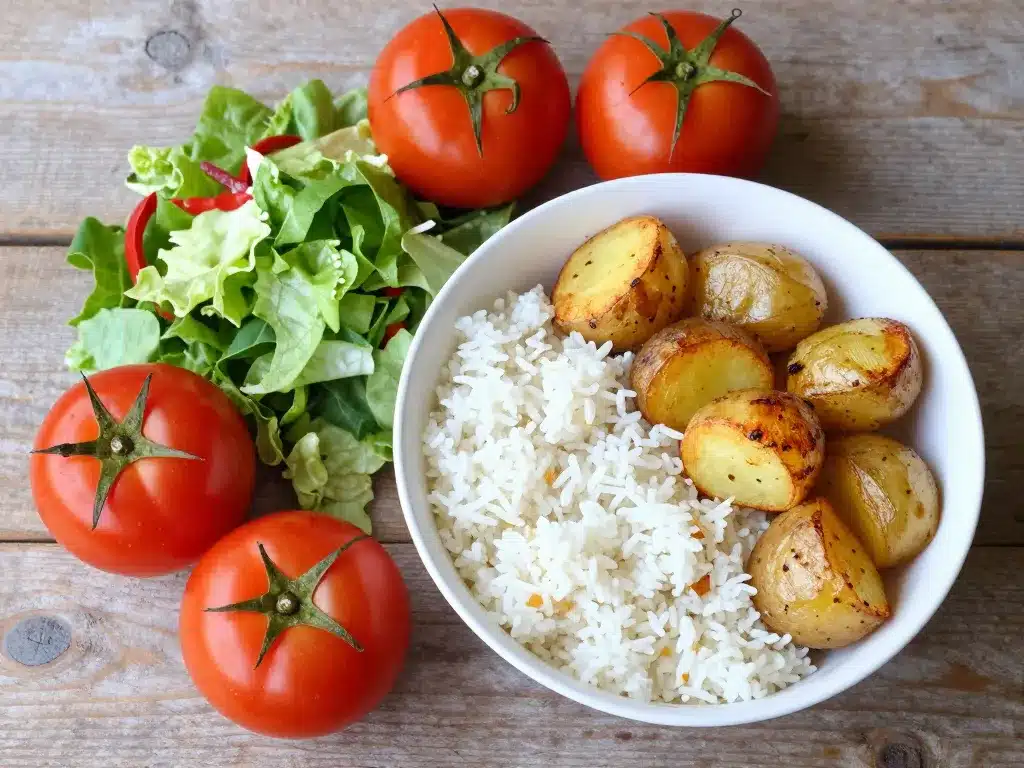 quel accompagnement avec les farcis classiques riz salade pommes de terre