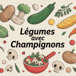 Quel légume se marie bien avec les champignons, légumes autour d’un mélange graphique