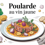 Quel légumes avec une poularde au vin jaune assiette raffinée et légumes