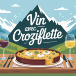 illustration quel vin avec croziflette en Savoie