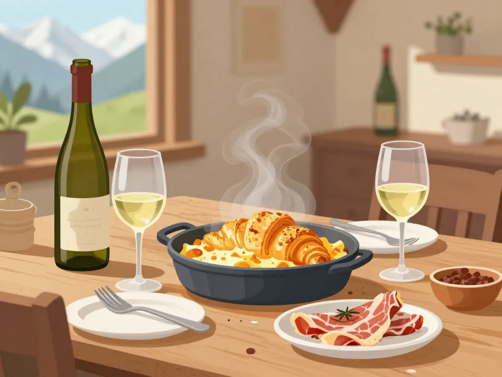 quel vin avec croziflette table fromage vin blanc