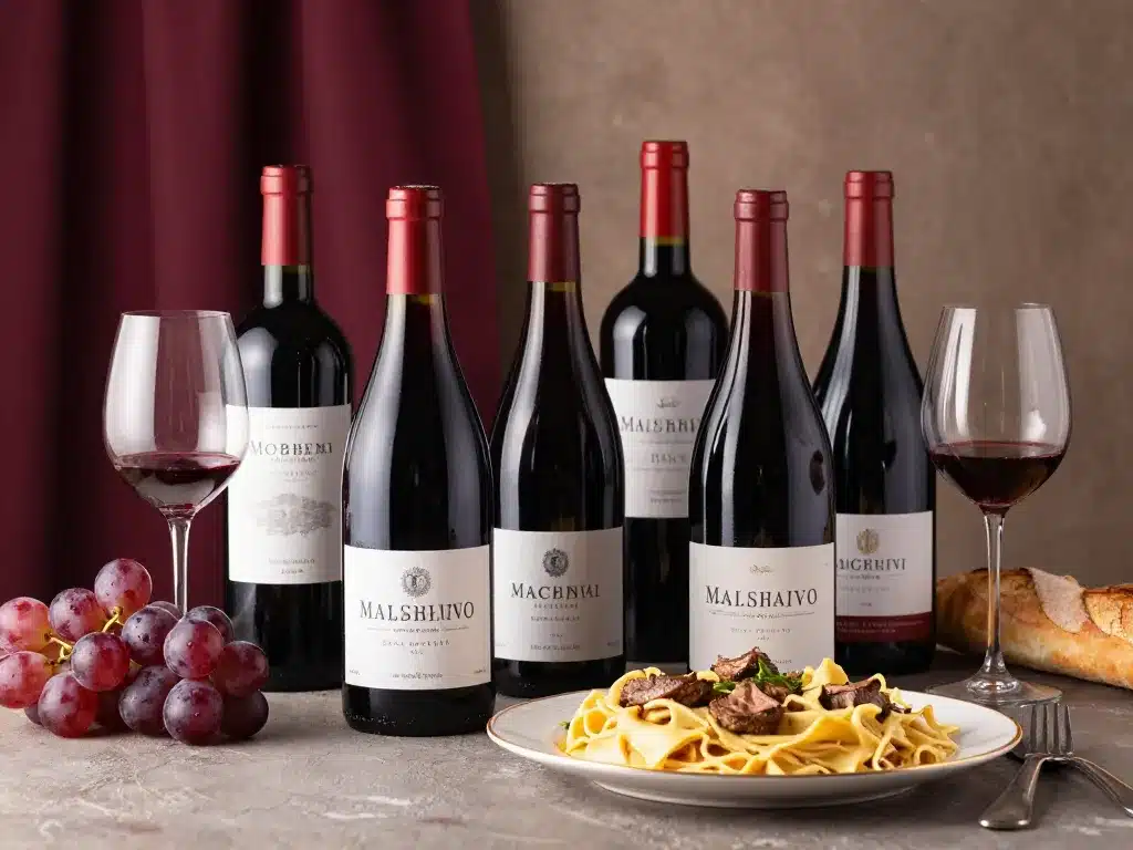 Quel vin avec du veau Marengo bouteilles rouges