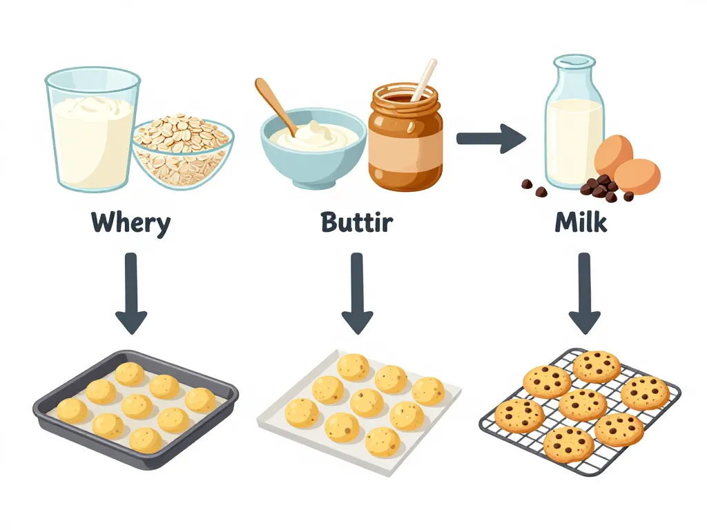 recette cookie protéiné préparation whey étapes visuelles