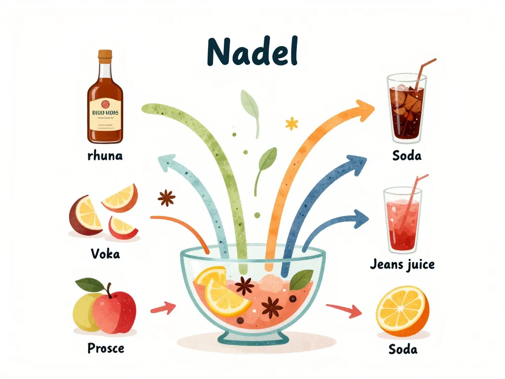 ingrédients recette punch nadel classique