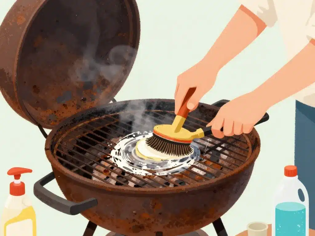 nettoyage rouille grille barbecue danger santé