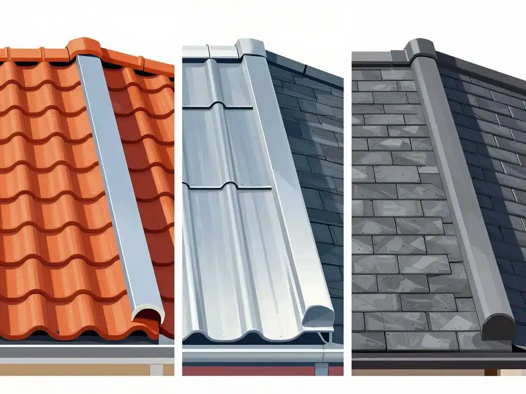 Comparatif solin mural zinc aluminium bande toiture