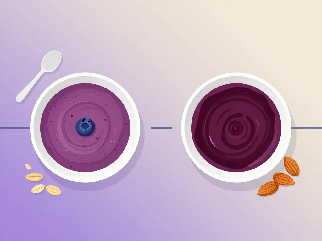 textures soupe aux myrtilles coulis fluide