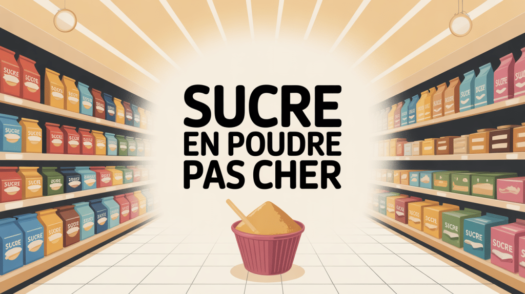 Astuces pour acheter le sucre en poudre le moins cher