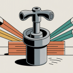 illustration visser sens tournevis bois métal mur