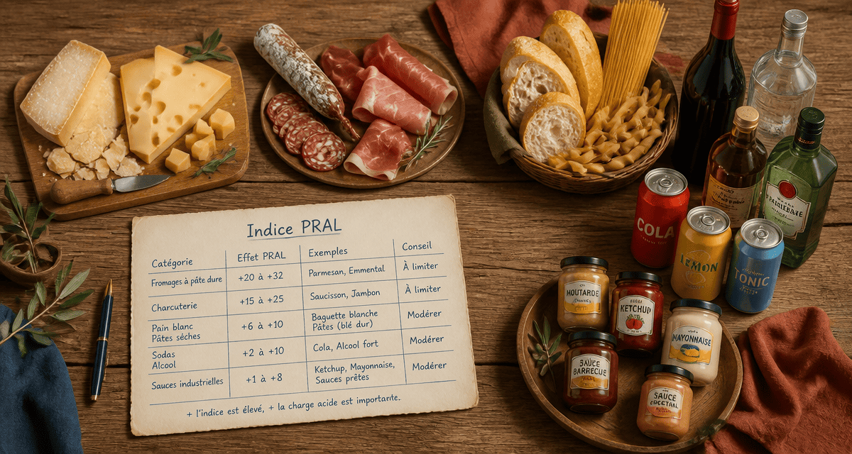 acide lactique aliments a eviter fromages charcuterie pain sodas sauces