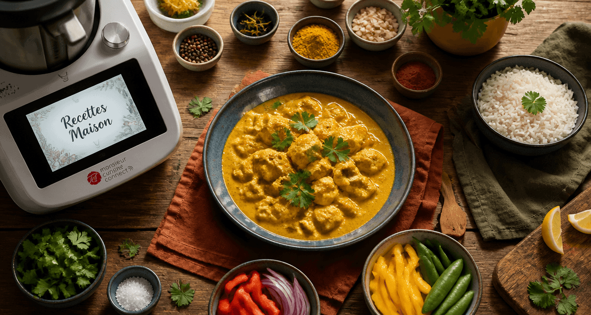 les meilleurs recettes monsieur cuisine connect curry coco