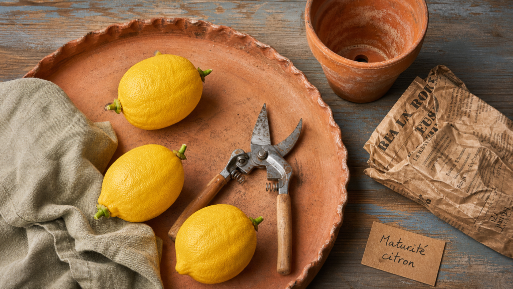 Quand cueillir les citrons en pots : 3 signes de maturité