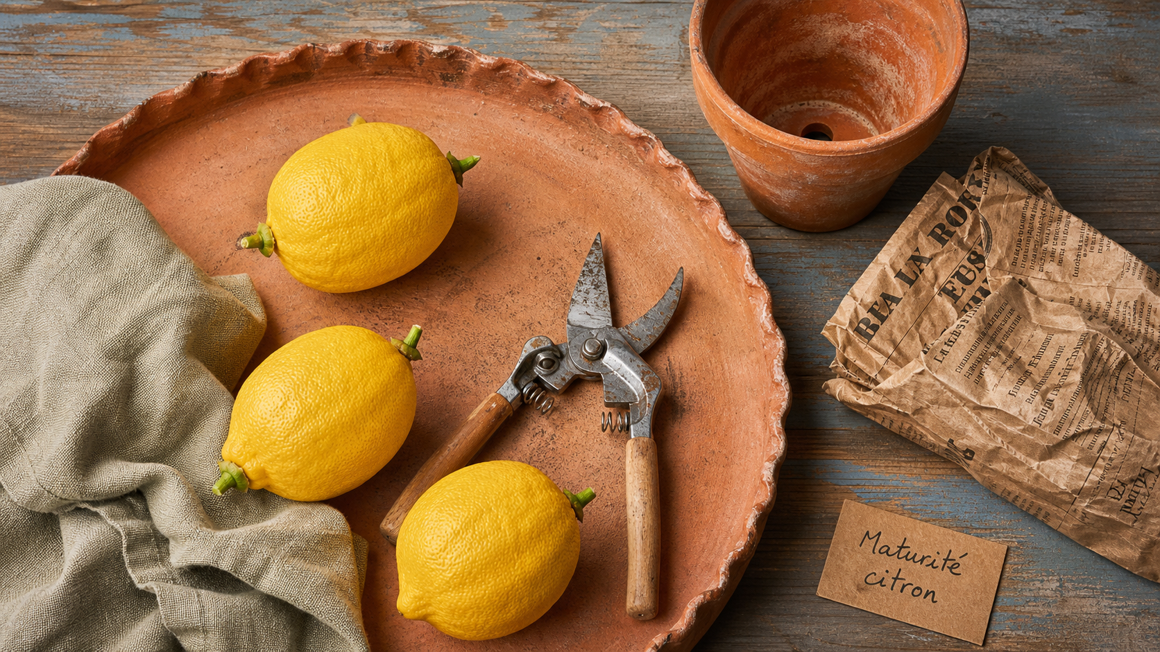 Quand cueillir les citrons en pots : 3 signes de maturité
