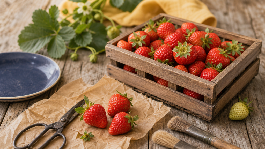 Comment cueillir les fraises : fraises fermes et saveur intacte