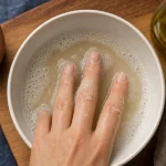Comment enlever de la super glue sur les doigts avec eau savonneuse et huile