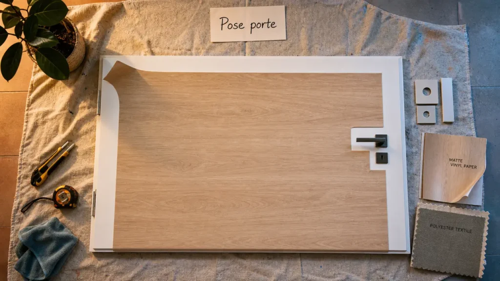 Sticker, habillage ou trompe-l&rsquo;œil : quelle décoration porte intérieure choisir ?