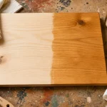Lhuile de lin bois : crue, cuite, standolie ou huile dure sur planche de bois