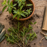 Quand tailler la verveine : sécateur et verveine en pot au printemps