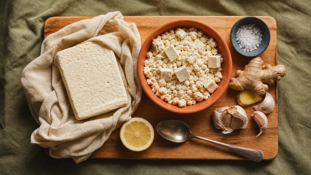 Tofu définition : bloc de tofu, origine et usages en cuisine