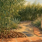 Bambou non traçant brise vue : haie dense Fargesia pour intimité jardin