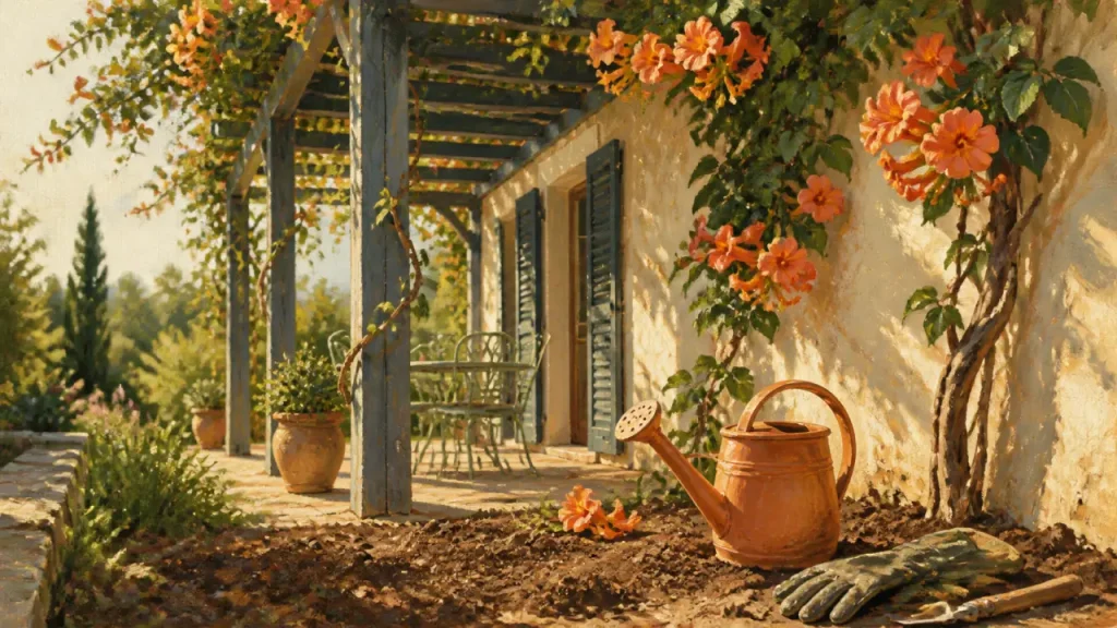Bignone sur pergola : quelle variété choisir, où la planter et comment la tailler ?