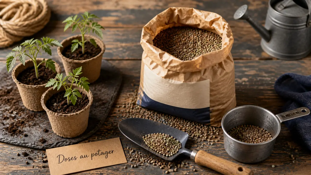 Engrai jardin potager en doses au bon moment