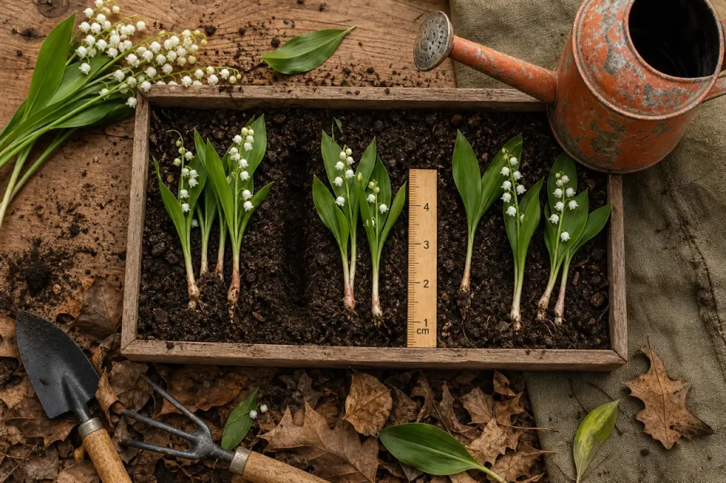 Quand et comment planter le muguet : ombre, sol frais, 2–3 cm de profondeur