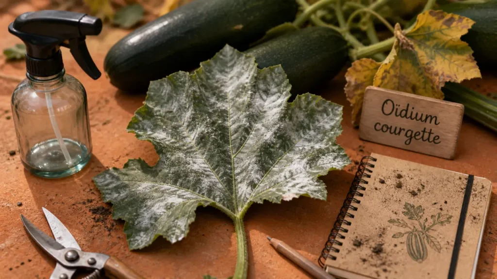 Oïdium sur courgette : le bon traitement selon le stade d’attaque