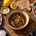 Marinade maison miel-citron-soja, marinades poulet