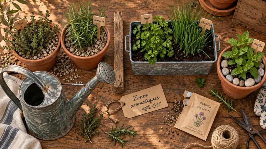 Un potager aromatique réussi commence par le bon emplacement et les bonnes associations